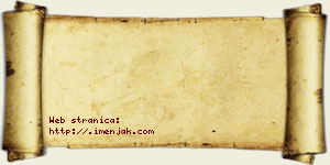 Angelina Josić vizit kartica